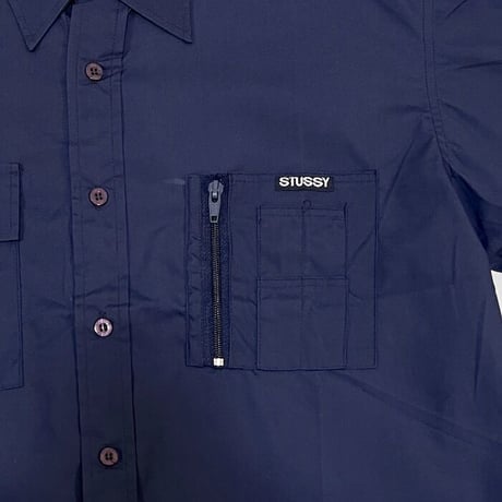 【DEAD STOCK】00'S STUSSY UTILITY POCKET SHIRT