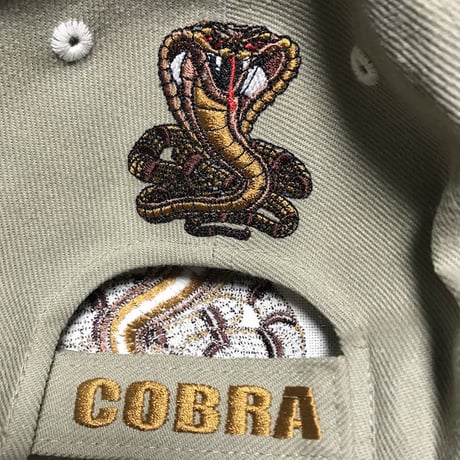 【USED】COBRA EMBROIDERED CAP