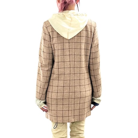 【USED】80'S STUDIO 0001 BY FERRE COLOR LESS WOOL JACKET