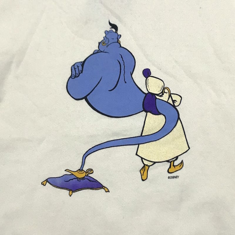 DEADSTOCK】90'S DISNEY ALADDIN SWEATSHIRT | KON
