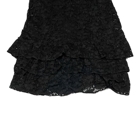【USED】90's-00's ARMAND THIERY BLACK LACE DRESS
