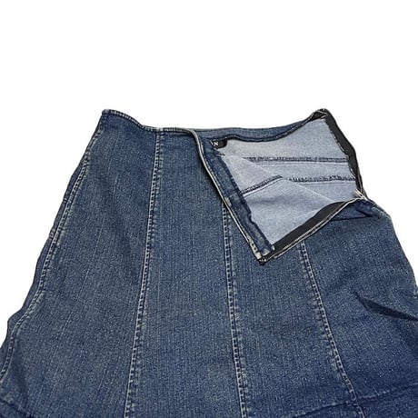 【USED】00's JON DENIM TIERED SKIRT