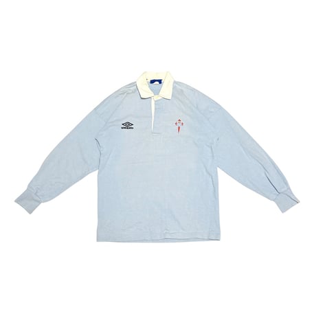 【USED】90's UMBRO Celta de Vigo Rugby Shirt