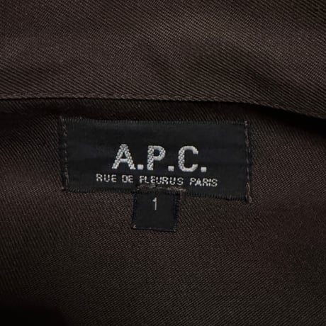 【USED】90's A.P.C. F2 Jacket Brown - Made in France