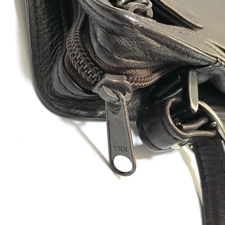 【USED】90'S LEATHER UTILITY POCKET MINI SHOULDER BAG