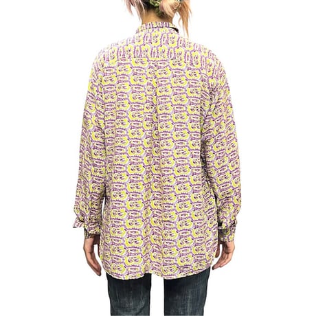 【USED】80's EMPORIO ARMANI PATTERNED SHIRT