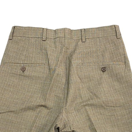 【USED】00'S MIU MIU SLIM CHECK TROUSERS