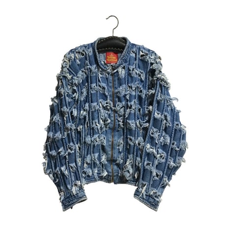 【USED】90'S  VIVIENNE WESTWOOD "CUT AND SLASH" DENIM JACKET