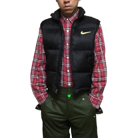 【USED】90'S NIKE DOWN VEST SWOOSH