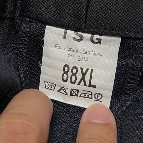 【USED】FRENCH WORK CARGO PANTS ROYAL BLUE