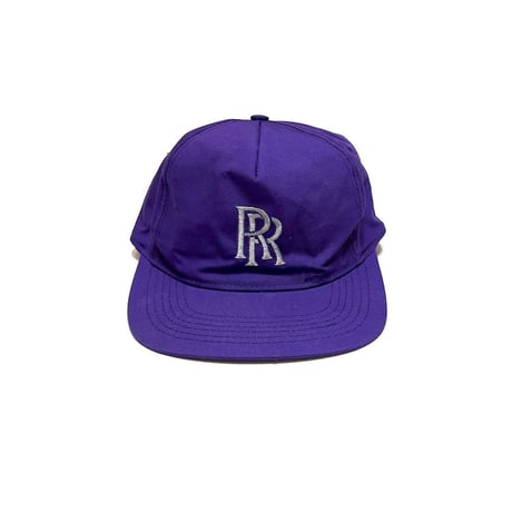 【USED】90's Rolls Royce LOGO EMBROIDERED CAP PURPLE