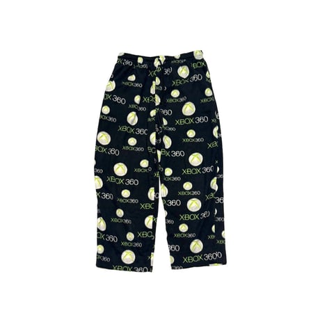 【USED】00's Microsoft XBOX 360 FLEECE PAJAMA PANTS