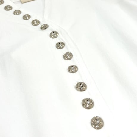 【USED】80s FRENCH VINTAGE DEFORMED BLOUSE