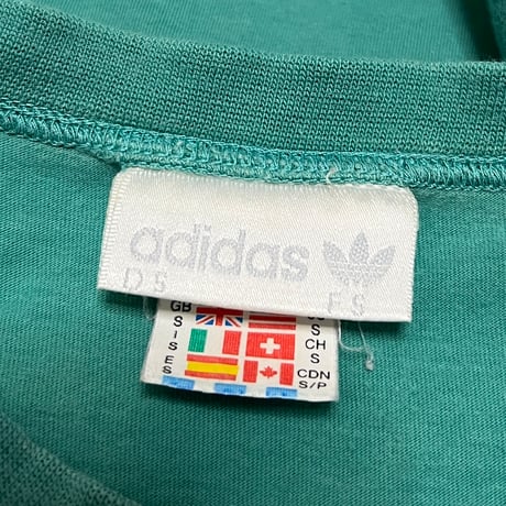 【USED】80's adidas GRAFFITI STYLE TREFOIL T-SHIRT