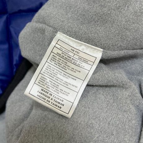 【USED】00'S NIKE QUILTING JACKET METALLIC BLUE