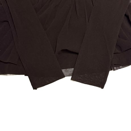 【USED】00's Jean Paul Gaultier SOLEIL Double-Layer Power Net Top