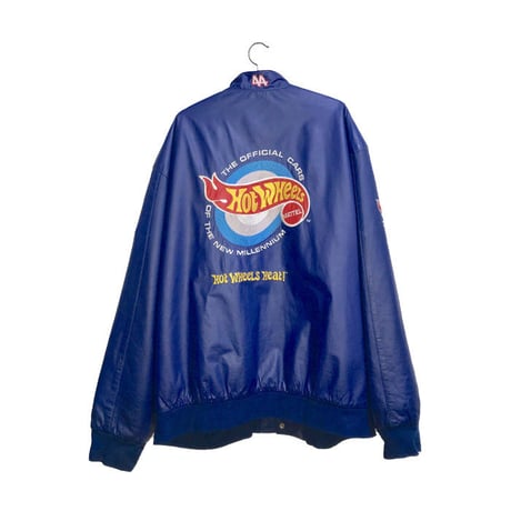 【USED】90'S JEFF HAMILTON JH DESIGN SUPER OVERSIZED LEATHER RACING JACKET