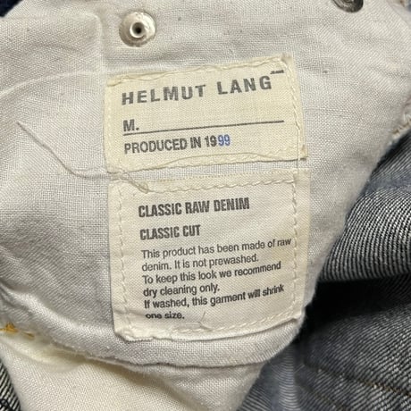 【USED】HELMUT LANG 1999 PAINT DENIM PANTS