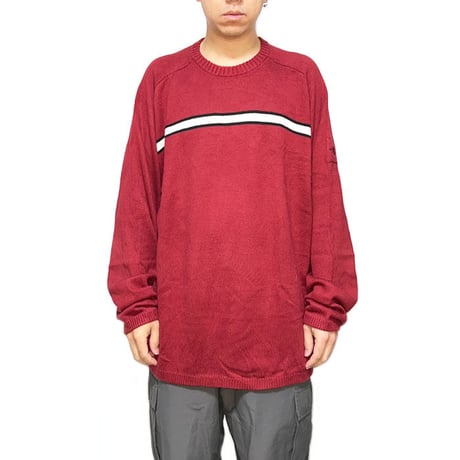 【USED】00'S THE NORTH FACE LINE KNIT SWEATER