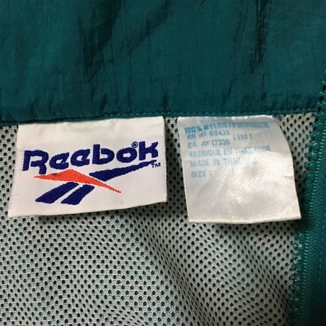 【USED】90'S REEBOK NYLON JACKET GREEN