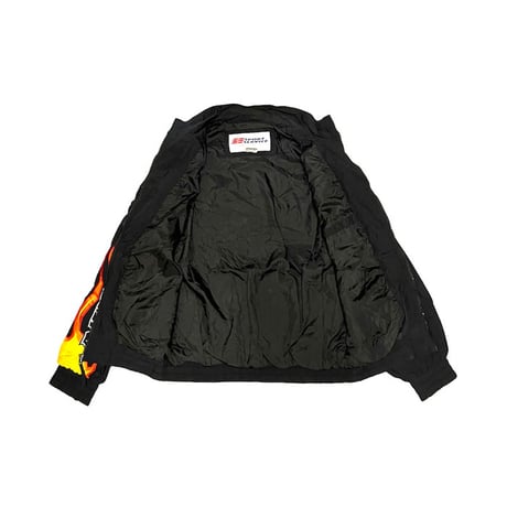 【USED】90'S NHRA FIRE PATTERN JACKET