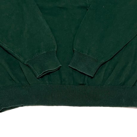 【USED】90'S TOMMY HILFIGER COTTON KNIT POCKET SWEATER
