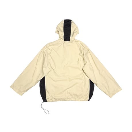 【USED】00's EURO NIKE Anorak Jacket Contrast Panel Ivoly × Black