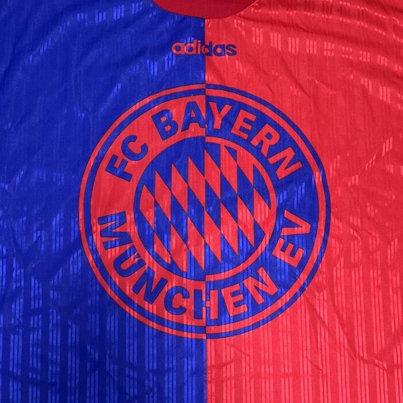 USED】90'S ADIDAS FC BAYERN MÜNCHEN GAME T-SHIR