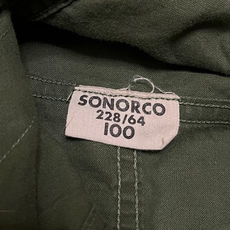 【USED】60'S-70'S FRENCH ARMY "SONORCO" SMOCK PARKA