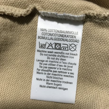 【USED】90'S BURBERRYS L/S POLO-SHIRT