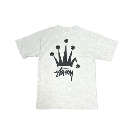 【USED】90'S OLD STUSSY CROWN T-SHIRT