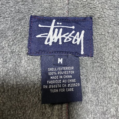 【USED】90'S-00'S STUSSY TECH FLEECE JACKET