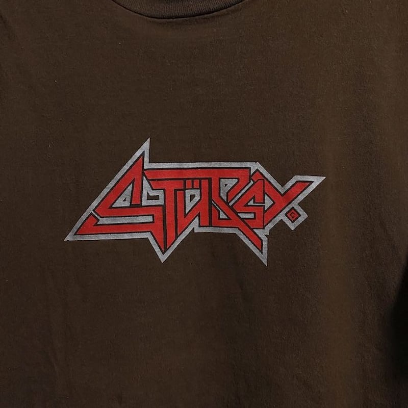 低価格で大人気の STUSSY OLD Tシャツ USA IN MADE ANTHRAX Tシャツ