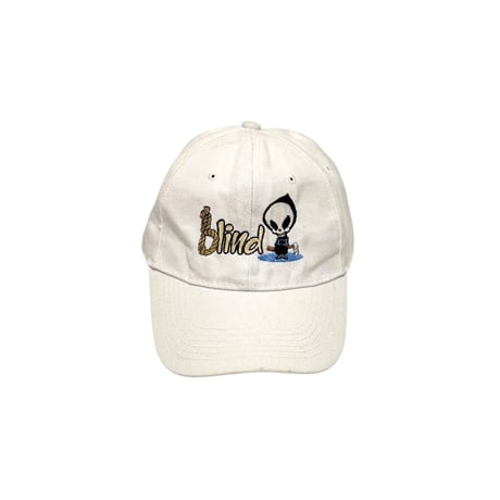 【USED】90's Blind Skateboards CAP WHITE