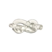 【USED】70's PRECAM Lucite Knot Sculpture Mid-Century Acrylic Object