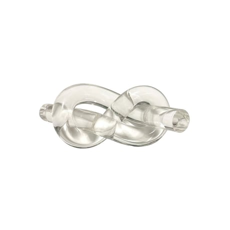 【USED】70's PRECAM Lucite Knot Sculpture Mid-Century Acrylic Object