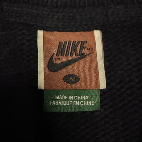 【USED】2010's NIKE "51 of Championship Athletes" Shawl Collar Knit Cardigan