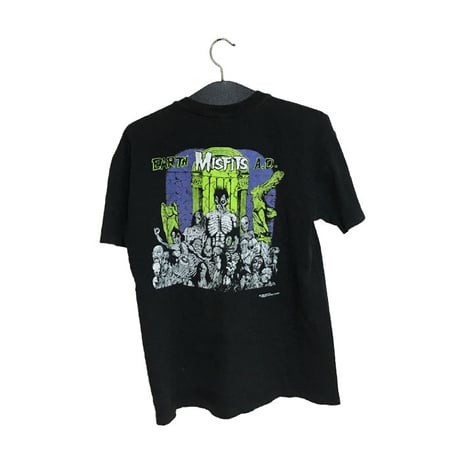 【USED】90'S MISFITS × PUSHEAD T-SHIRT