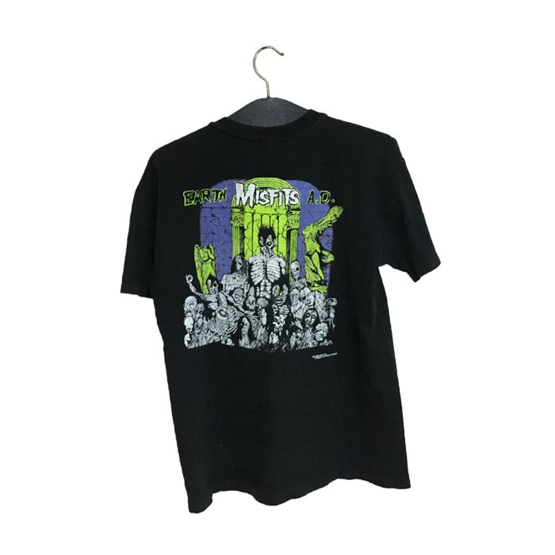 USED】90'S MISFITS × PUSHEAD T-SHIRT | KONBINI USED】90'S MISFITS × PUSHEAD T-SHIRT | KONBINI