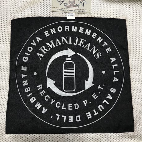 【USED】ARMANI JEANS P.E.T RECYCLED VEST