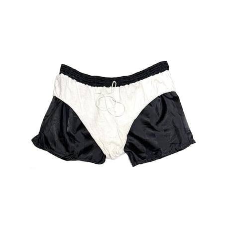 【USED】80's-90's PUMA RUNNING SHORTS STRIPE BLACK
