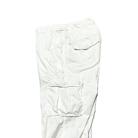 【USED】90'S-00'S POLO BY RALPH LAUREN CARGO PANTS WHITE 33/30