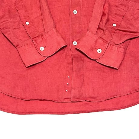 【USED】00'S J.CREW OVERSIZED LINEN SHIRT