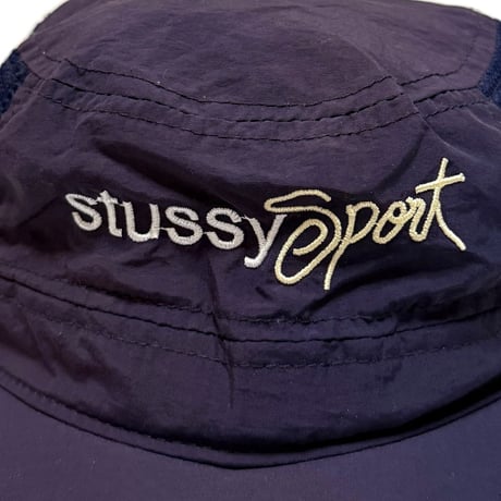 【USED】90's BOOTLEG STUSSY SPORT WORK CAP