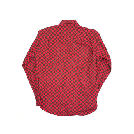 【USED】90'S OLD GAP PAISLEY SHIRT RED