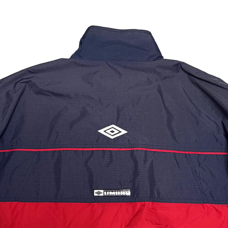 【USED】90's UMBRO UK Tricolor Nylon Jacket
