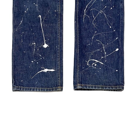 【USED】HELMUT LANG 1999 PAINT DENIM PANTS