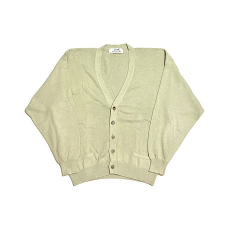 【USED】80'S-90'S PRINGLE OF SCOTLAND COTTON KNIT CARDIGAN