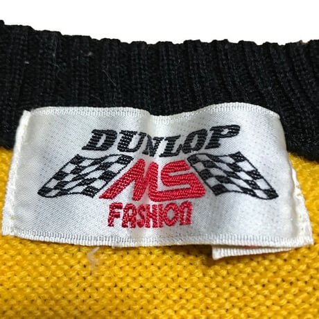 【USED】90'S DUNLOP KNIT SWEATER