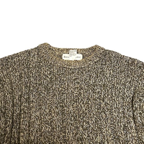 【USED】90'S BANANA REPUBLIC COTTON MIX KNIT SWEATER